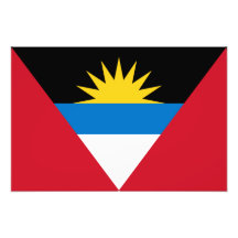 Antigua & Barbuda Flag Art Photo