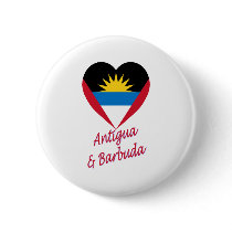 Antigua & Barbuda Flag Heart Pins