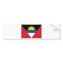 Antigua Barbuda National Flag bumper stickers by All_Flags Antigua Barbuda National Flag bumper stickers