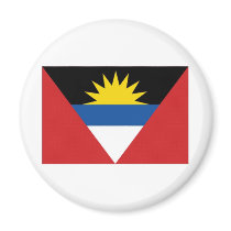 Antigua Barbuda National Flag magnets by All_Flags Antigua Barbuda National Flag magnets