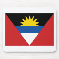 Antigua Barbuda National Flag mousepads by All_Flags Antigua Barbuda National Flag mousepads