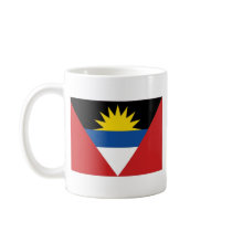 Antigua Barbuda National Flag mugs by All_Flags Antigua Barbuda National Flag mugs