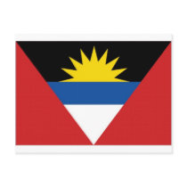 Antigua Barbuda National Flag Post Card