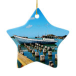 Antigua Dock Christmas Ornament