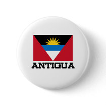 Antigua Flag buttons by tshirtshirts Antigua Flag buttons