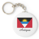 Antigua Flag Design Keychain