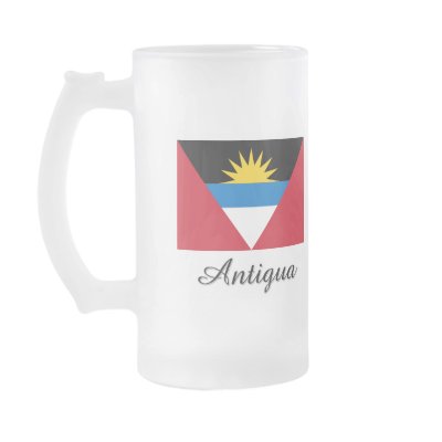 Antigua Flag Design Coffee Mug by flagshirt