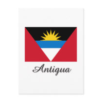 Antigua Flag Design Post Card