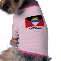 Antigua Flag pet clothing by flagshirt Antigua Flag pet clothing