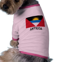 Antigua Flag pet clothing by flagshirt Antigua Flag pet clothing