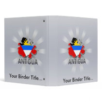 Antigua Flag Map 2.0 3 Ring Binders