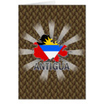 Antigua Flag Map 2.0 Cards