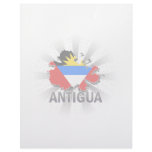 Antigua Flag Map 2.0 Letterhead Design