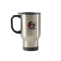 Antigua Flag Map 2.0 Mugs