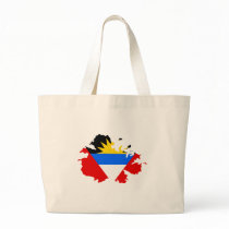 Antigua flag map bags