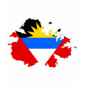 Antigua flag map t-shirts