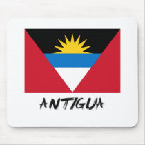 Antigua Flag mousepads by flagshirt Antigua Flag mousepads