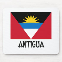 Antigua Flag mousepads by flagshirt Antigua Flag mousepads