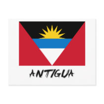 Antigua Flag postcards