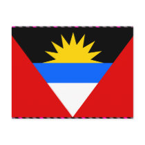 Antigua Flag Postcards