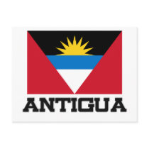 Antigua Flag postcards