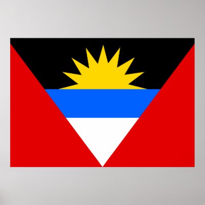 Antigua Flag Posters by coolcountry