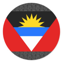 Antigua Flag Stickers