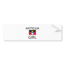 ANTIGUA GIRL BUMPER STICKERS