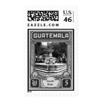Antigua Guatemala - Main Fountain Postage Stamps