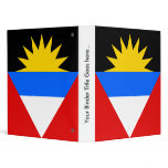 Antigua High quality Flag Vinyl Binder
