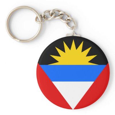Antigua High quality Flag Key Chains by representmycountry