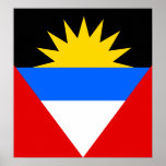 Antigua High quality Flag Print