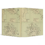 Antigua Lithographed Map 3 Ring Binder
