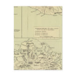 Antigua Lithographed Map Postcards