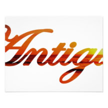 Antigua Personalized Invites