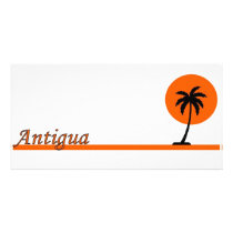Antigua Customized Photo Card