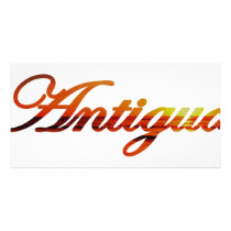Antigua Customized Photo Card