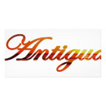 Antigua Customized Photo Card