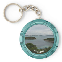 Antigua Porthole Keychains