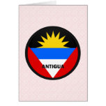 Antigua Roundel quality Flag Card