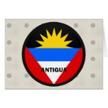 Antigua Roundel quality Flag Card