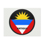 Antigua Roundel quality Flag Postcards