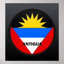 Antigua Roundel quality Flag Posters