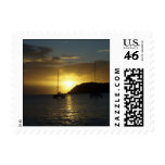 Antigua Sunset Postage Stamps