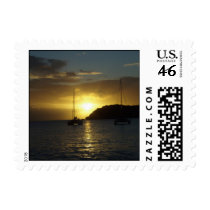 Antigua Sunset Postage Stamps