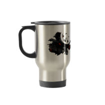 Antigua Trendy Peace Sign with Antiguan map Mug