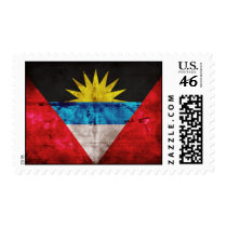 Antiguan; Barbudan Flag Postage Stamp
