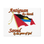 Antiguan by birth saved by the grace of God Post Card