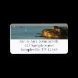 Antiguan Coast Address Label