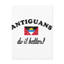 Antiguan do it better post card